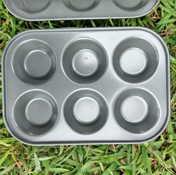 Six Count Miniature Nonstick Muffin Pan - Picture 2 of 4
